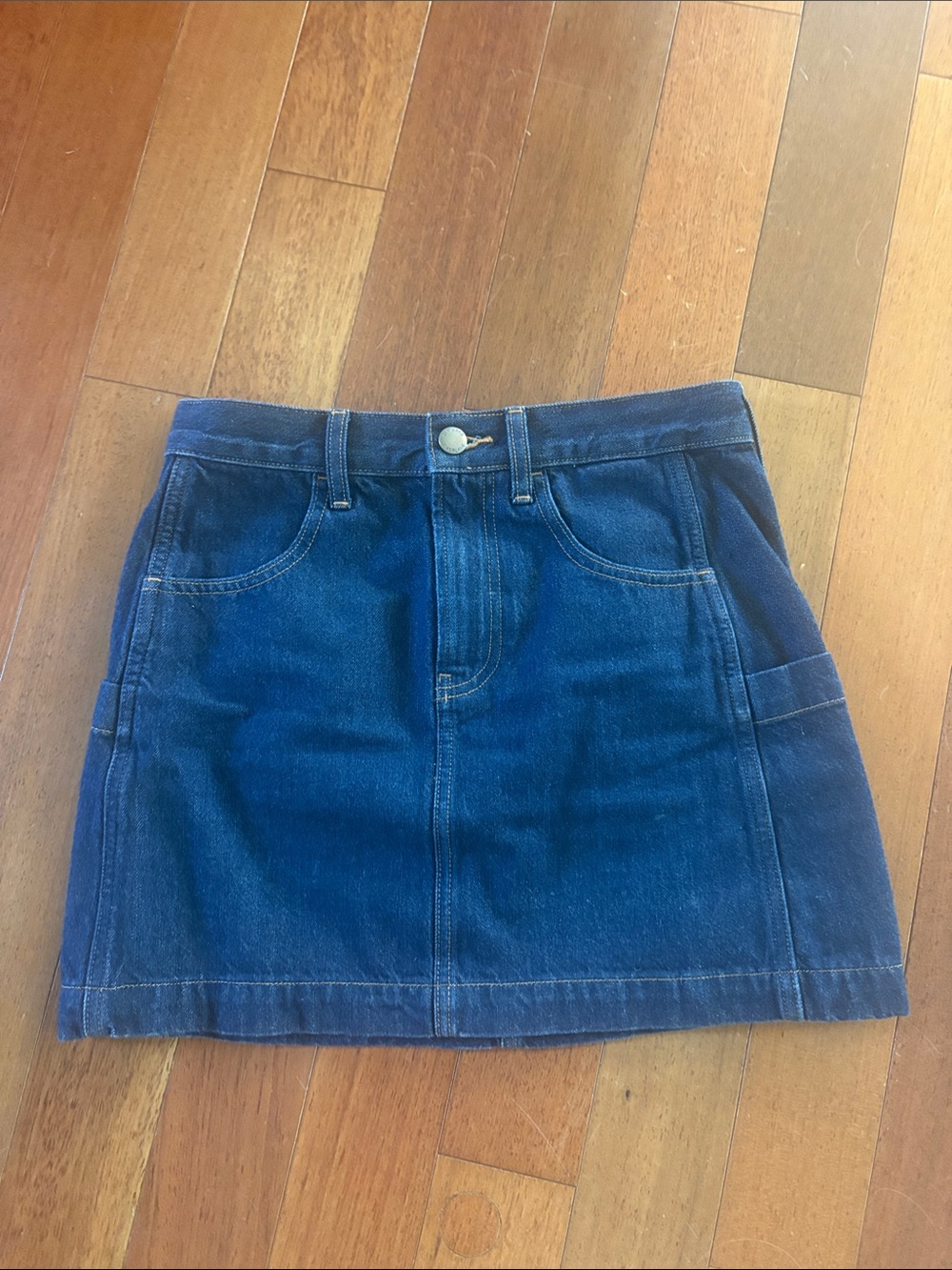Everlane Indigo Denim Mini Skirt
